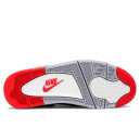 Jordan 4 Black Red Grey Winter с МЕХОМ