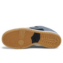 Nike SB Dunk Low Grey White Gum Winter з ХУТРОМ