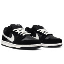 Nike SB Dunk Low Black White Two З ХУТРОМ
