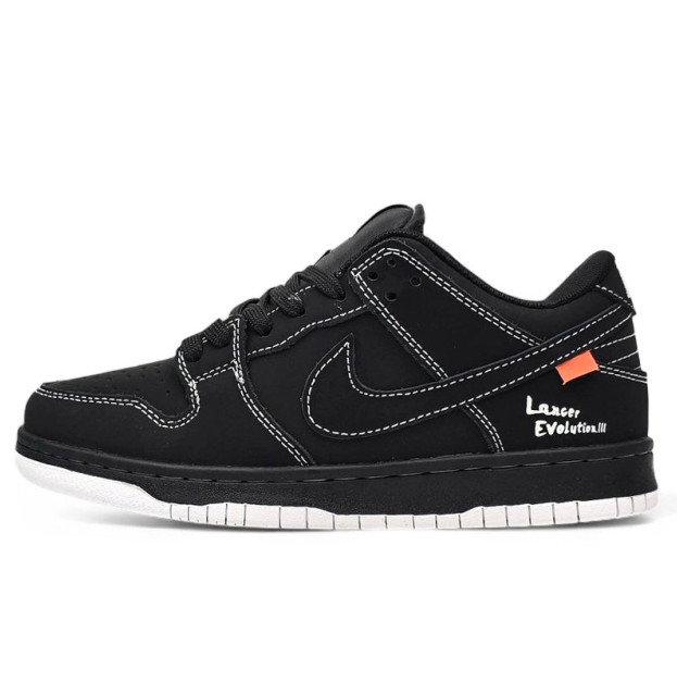 Nike SB Dunk Low AE 86 Black White З ХУТРОМ