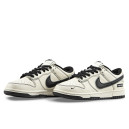 Nike SB Dunk Low x Supreme Double Swoosh Beige Black