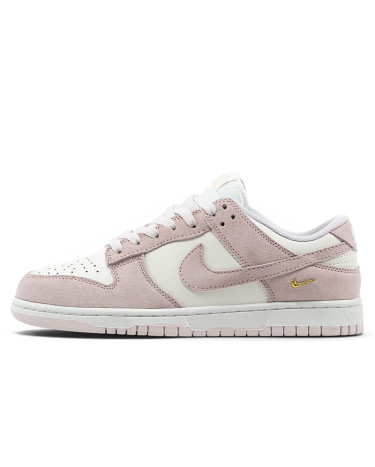 Nike Dunk Low Sail Pearl Pink Mini Swoosh IO4244-100