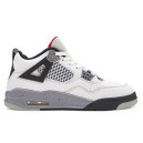 Jordan 4 Cement White Grey Black С МЕХОМ