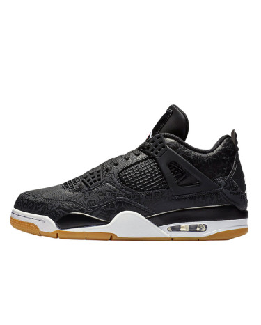 Jordan 4 Laser Black Gum Winter З ХУТРОМ