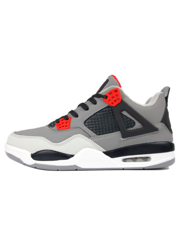 Jordan 4 Retro Grey Red Termo Winter З ФЛІСОМ