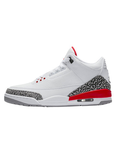 Jordan 3 Retro White Red 398614-116