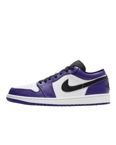 Jordan 1 Low Court Purple White 553558-500