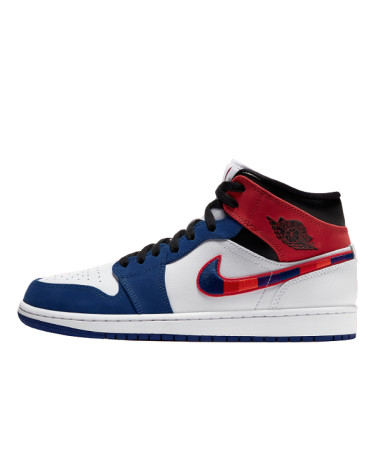 Jordan 1 Mid Multi-Color Swoosh 852542-146