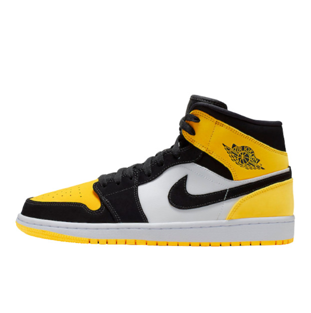 Jordan 1 Retro Mid Yellow Toe Black 852542-071