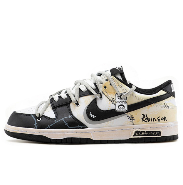 Nike SB Dunk Low Robinson Black White Beige
