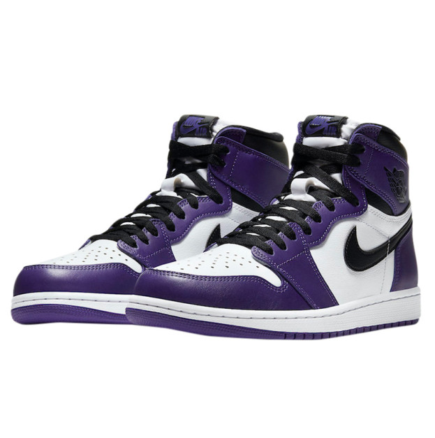 Jordan 1 Retro High Court Purple White 555088-500