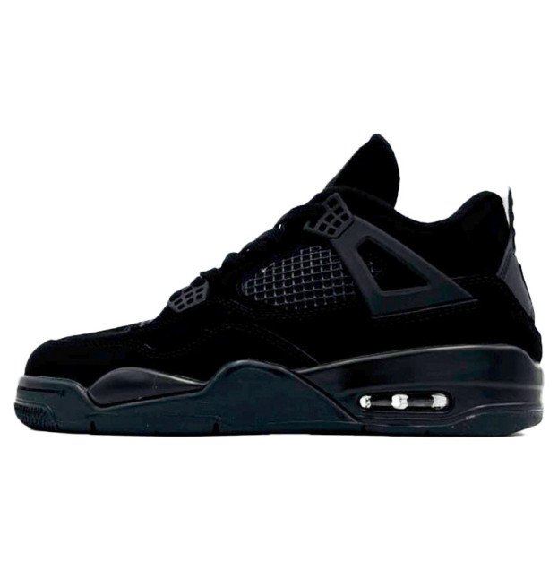 Jordan 4 Retro Total Black Winter Fur