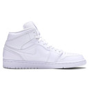 Jordan 1 Retro Mid Triple White 554724-109