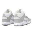 Nike SB Dunk High Grey White Winter З ХУТРОМ