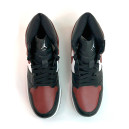 Jordan 1 Retro High Burgundy Black Winter Fur