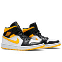 Jordan 1 Mid White Laser Orange Black CV5276-107