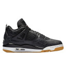 Jordan 4 Laser Black Gum Winter З ХУТРОМ