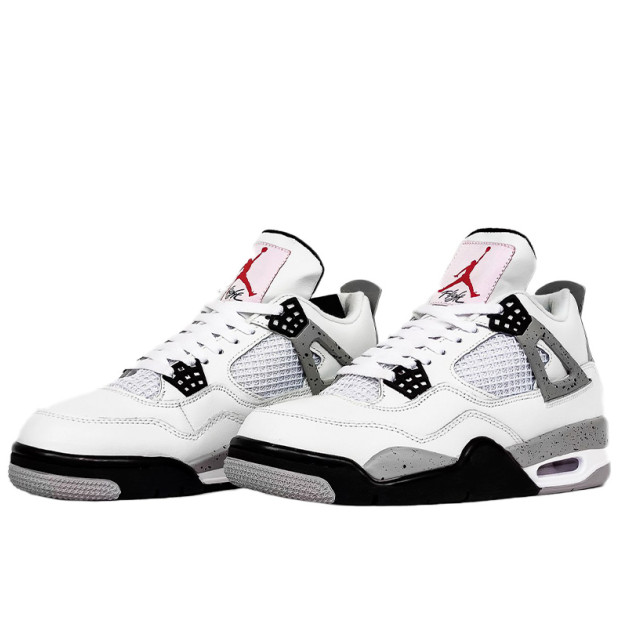 Jordan 4 Retro White Cement Winter С МЕХОМ