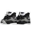 Jordan 4 Retro Black Grey White Winter З ХУТРОМ