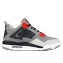 Jordan 4 Retro Grey Red Termo Winter Fleece