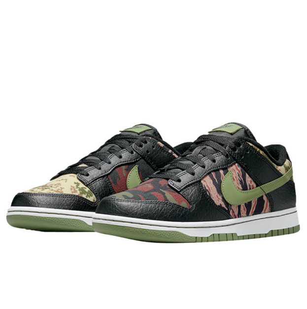 Nike Dunk Low Black Multi Camo DH0957-001