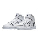 Jordan 1 Retro Mid Iridescent Reflective White CK6587-100