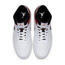 Jordan 1 Retro Mid White Black Gym Red 554724-116