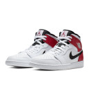 Jordan 1 Retro Mid White Black Gym Red 554724-116