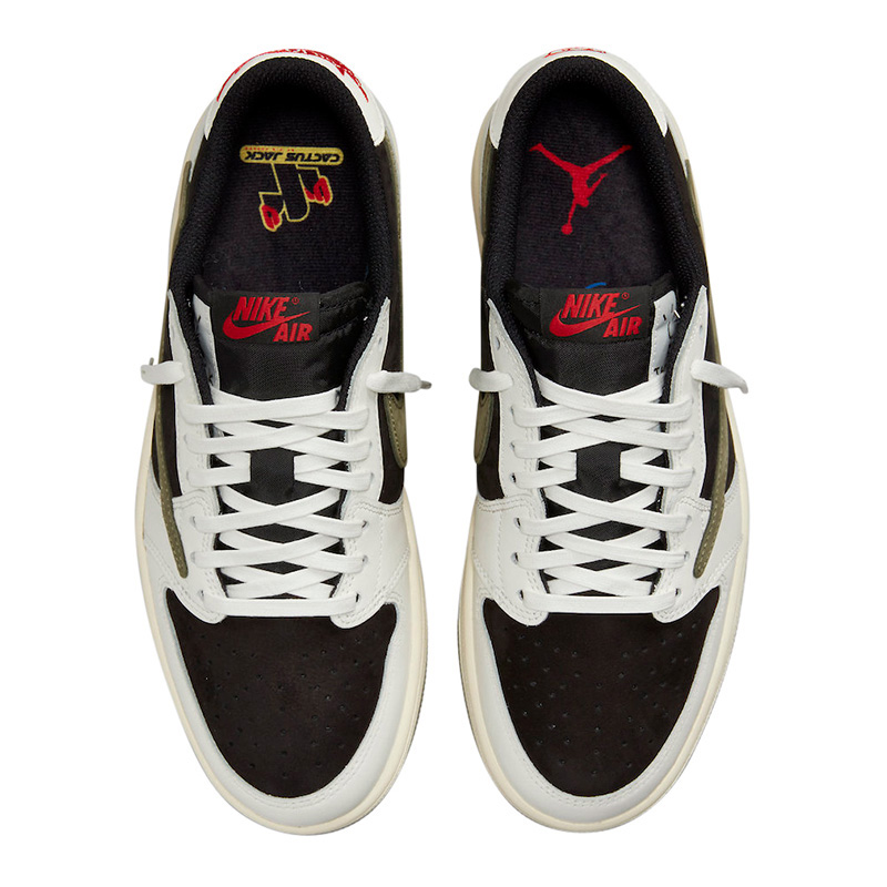 Jordan 1 Low x Travis Scott Olive DZ4137-106 Купить в Украине - jordan