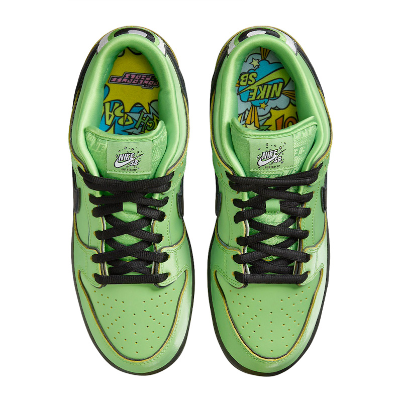 Nike SB Dunk Low x The Powerpuff Girls Buttercup FZ8319-300 Купить