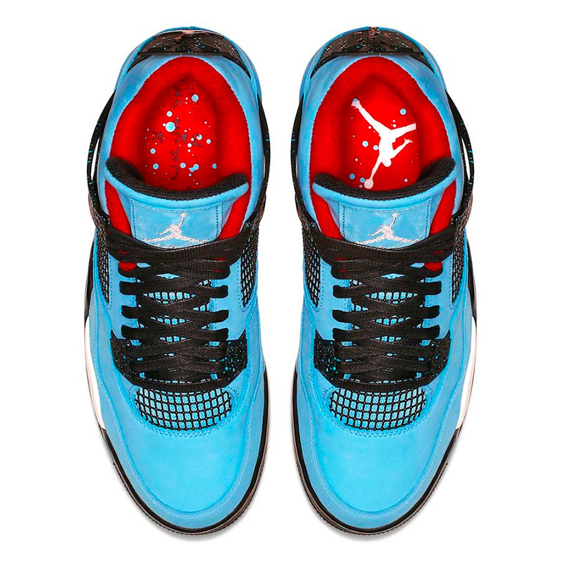 Jordan 4 Retro x Travis Scott Cactus Jack Houston Oilers 308497