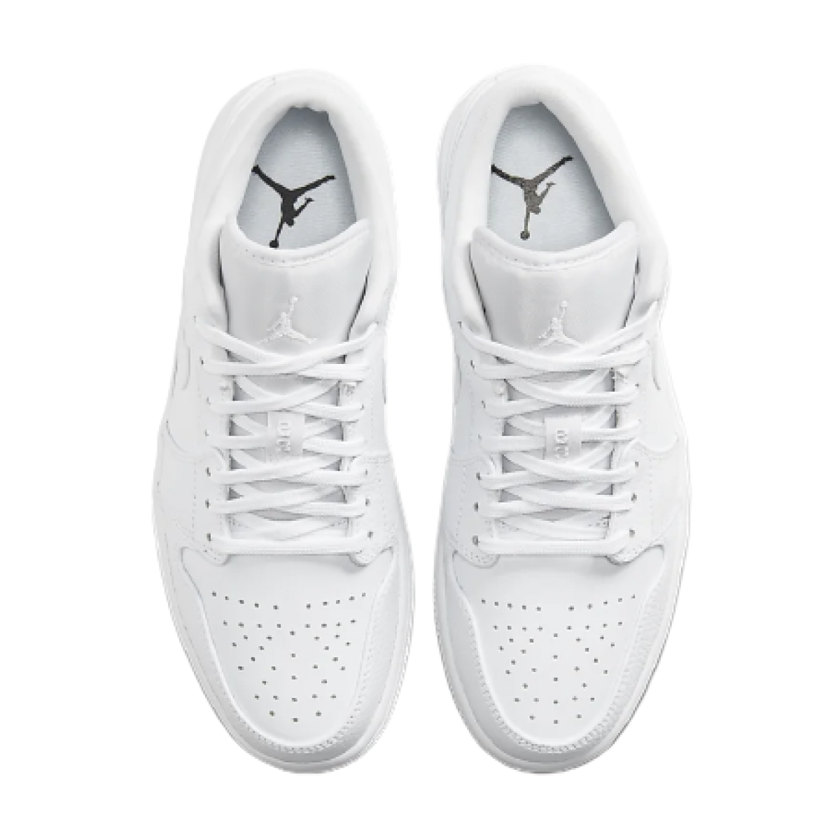 Low top white jordans outlet