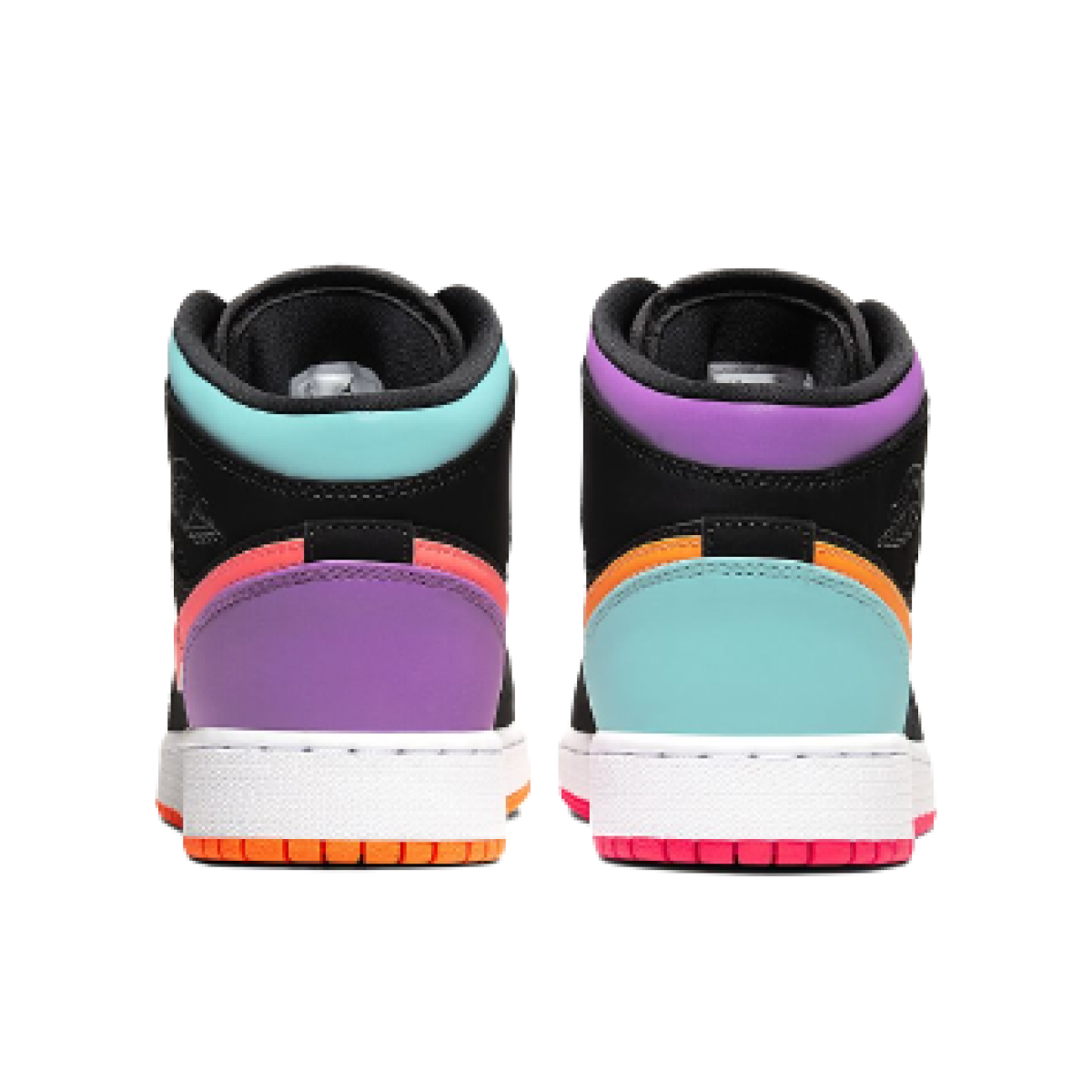 Jordan retro 1 mid multicolor new arrivals