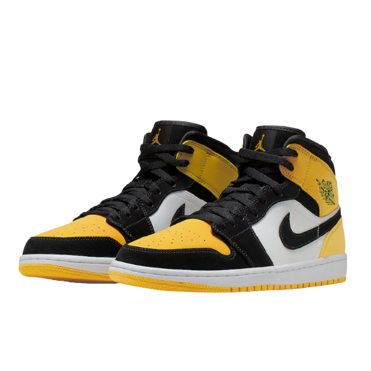 Nike jordan 1 black yellow cheap
