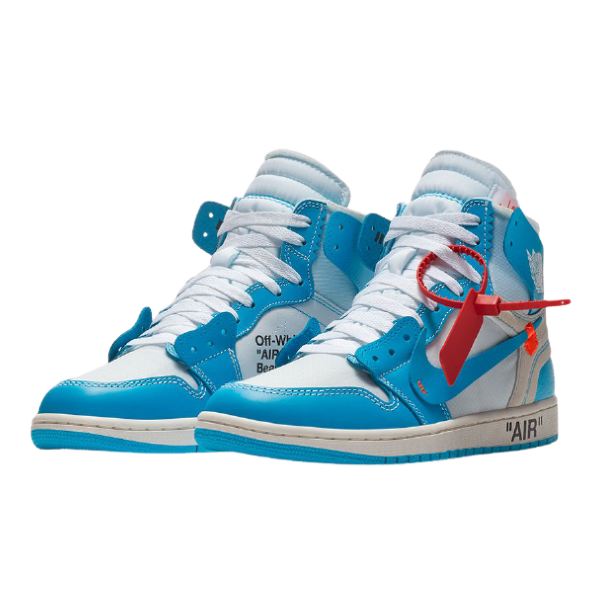 AQ0818 148 Jordan 1 Retro High Off White University Blue Jordan