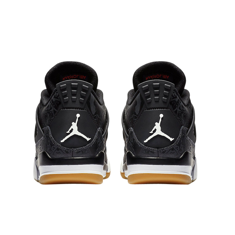 CI2970 001 Jordan 4 Retro Laser Black Gum Jordan